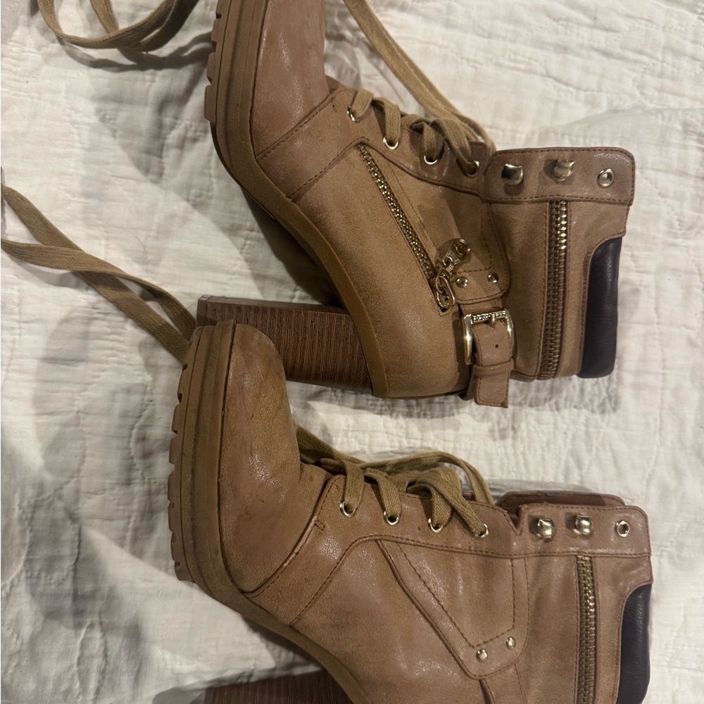 G by Guess lace up boots
